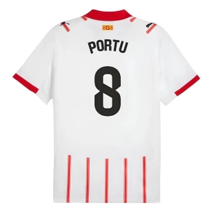 Maglia Calcio Girona FC Portu #8 2025-26 Prima Uomo