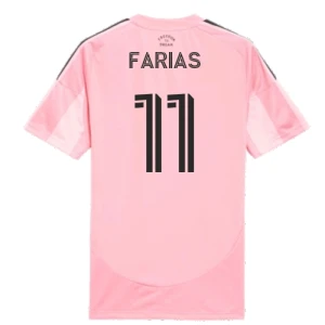 Maglia Calcio Inter Miami CF Farias #11 2025-26 Prima Uomo