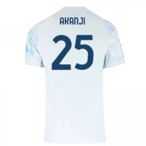 Maglia Calcio Inter Milan 2025-26 Akanji #25 Trasferta Uomo