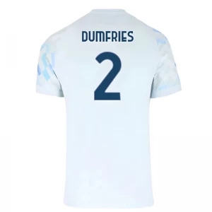 Maglia Calcio Inter Milan 2025-26 Dumfries #2 Trasferta Uomo