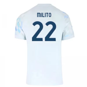 Maglia Calcio Inter Milan 2025-26 Milito #22 Trasferta Uomo