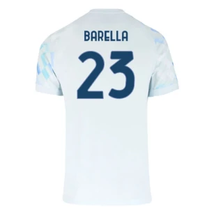 Maglia Calcio Inter Milan 2025-26 Nicolò Barella #23 Trasferta Uomo
