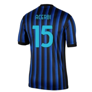 Maglia Calcio Inter Milan Acerbi #15 2025-26 Prima Uomo