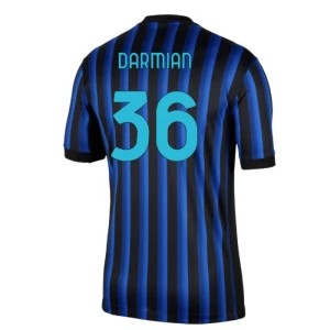 Maglia Calcio Inter Milan Darmian #36 2025-26 Prima Uomo