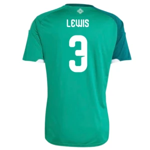 Maglia Calcio Irlanda del Nord Lewis #3 2026 Prima Uomo