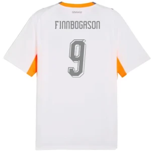 Maglia Calcio Islanda 2026 Finnbogason #9 Trasferta Uomo