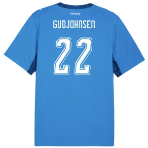 Maglia Calcio Islanda Gudjohnsen #22 2026 Prima Uomo
