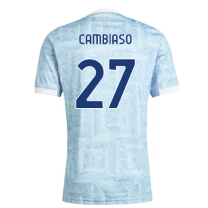 Maglia Calcio Juventus FC 2025-26 Cambiaso #27 Trasferta Uomo
