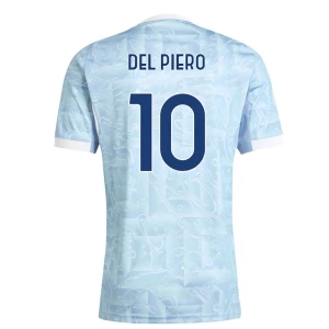 Maglia Calcio Juventus FC 2025-26 Del Piero #10 Trasferta Uomo