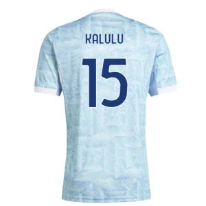 Maglia Calcio Juventus FC 2025-26 Kalulu #15 Trasferta Uomo