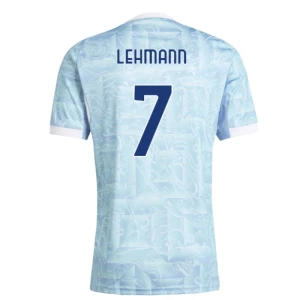Maglia Calcio Juventus FC 2025-26 Lehmann #7 Trasferta Uomo