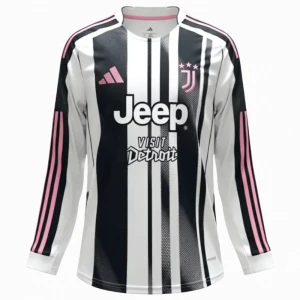 Maglia Calcio Juventus FC 2025-26 Prima Uomo Manica Lunga