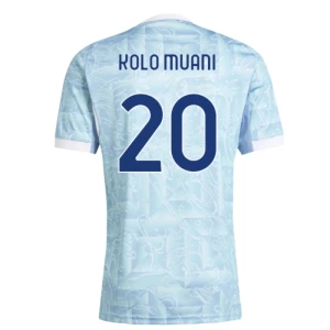 Maglia Calcio Juventus FC 2025-26 Randal Kolo Muani #20 Trasferta Uomo