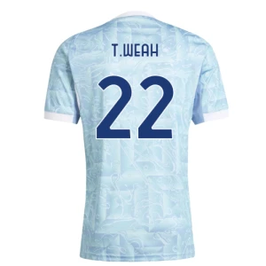 Maglia Calcio Juventus FC 2025-26 T. Weah #22 Trasferta Uomo