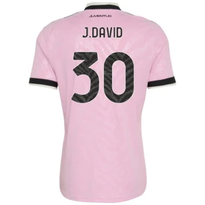 Maglia Calcio Juventus FC 2026-27 J. David #30 Trasferta Uomo
