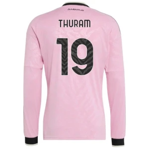 Maglia Calcio Juventus FC 2026-27 Thuram #19 Trasferta Uomo Manica Lunga