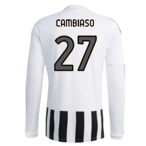 Maglia Calcio Juventus FC Cambiaso #27 2026-27 Prima Uomo Manica Lunga