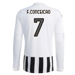 Maglia Calcio Juventus FC F. Conceicao #7 2026-27 Prima Uomo Manica Lunga