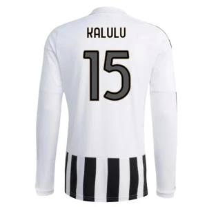 Maglia Calcio Juventus FC Kalulu #15 2026-27 Prima Uomo Manica Lunga