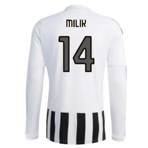 Maglia Calcio Juventus FC Milik #14 2026-27 Prima Uomo Manica Lunga