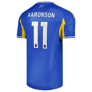 Maglia Calcio Leeds United 2025-26 Aaronson #11 Trasferta Uomo