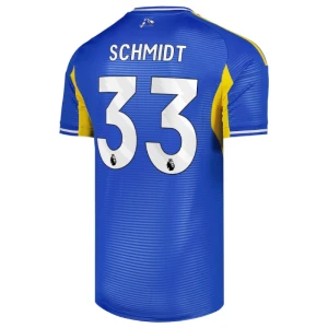 Maglia Calcio Leeds United 2025-26 Schmidt #33 Trasferta Uomo