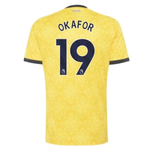 Maglia Calcio Leeds United 2026-27 Okafor #19 Trasferta Uomo