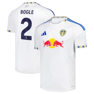 Maglia Calcio Leeds United Bogle #2 2025-26 Prima Uomo