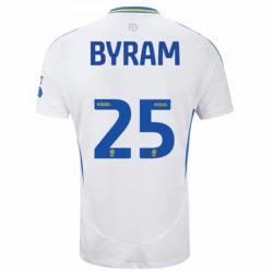 Maglia Calcio Leeds United Byram #25 2024-25 Prima Uomo