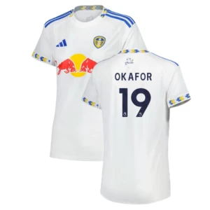 Maglia Calcio Leeds United Okafor #19 2025-26 Prima Uomo