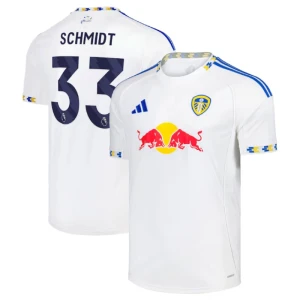 Maglia Calcio Leeds United Schmidt #33 2025-26 Prima Uomo