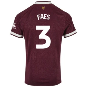 Maglia Calcio Leicester City 2026-27 Faes #3 Trasferta Uomo