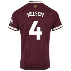 Maglia Calcio Leicester City 2026-27 Nelson #4 Trasferta Uomo