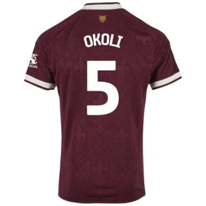 Maglia Calcio Leicester City 2026-27 Okoli #5 Trasferta Uomo