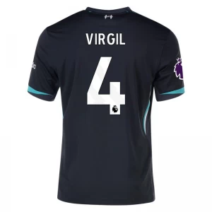 Maglia Calcio Liverpool FC 2024-25 Virgil van Dijk #4 Trasferta Uomo