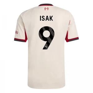 Maglia Calcio Liverpool FC 2025-26 Alexander Isak #9 Trasferta Uomo