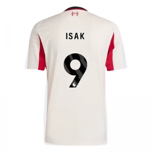 Maglia Calcio Liverpool FC 2025-26 Alexander Isak #9 Trasferta Uomo Manica Lunga
