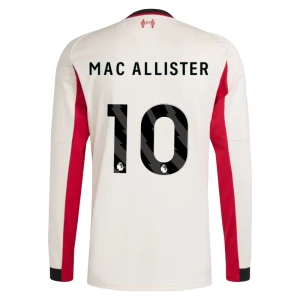 Maglia Calcio Liverpool FC 2025-26 Alexis Mac Allister #10 Trasferta Uomo Manica Lunga