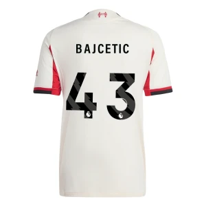 Maglia Calcio Liverpool FC 2025-26 Bajcetic #43 Trasferta Uomo