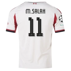 Maglia Calcio Liverpool FC 2025-26 Champions League Mohamed Salah #11 Trasferta Uomo
