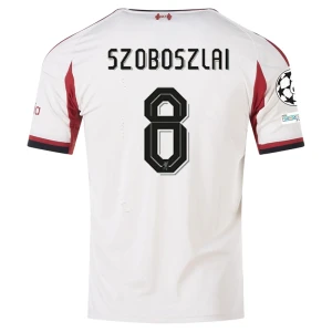 Maglia Calcio Liverpool FC 2025-26 Champions League Szoboslai #8 Trasferta Uomo