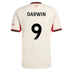 Maglia Calcio Liverpool FC 2025-26 Darwin Núñez #9 Trasferta Uomo