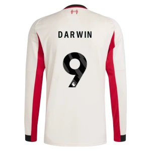 Maglia Calcio Liverpool FC 2025-26 Darwin Núñez #9 Trasferta Uomo Manica Lunga