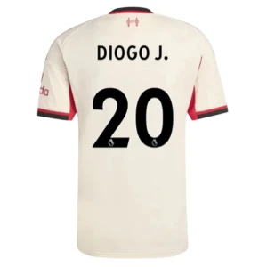 Maglia Calcio Liverpool FC 2025-26 Diogo J. #20 Trasferta Uomo