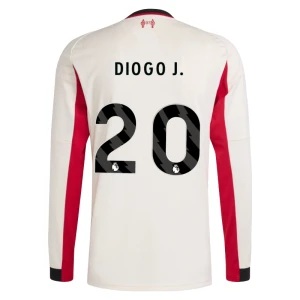 Maglia Calcio Liverpool FC 2025-26 Diogo J. #20 Trasferta Uomo Manica Lunga