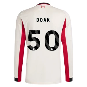 Maglia Calcio Liverpool FC 2025-26 Doak #50 Trasferta Uomo Manica Lunga