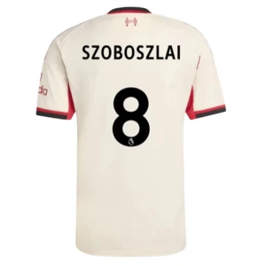 Maglia Calcio Liverpool FC 2025-26 Dominik Szoboszlai #8 Trasferta Uomo