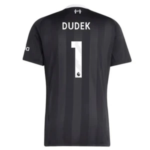 Maglia Calcio Liverpool FC 2025-26 Dudek #1 Portiere Trasferta Uomo