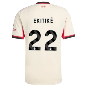 Maglia Calcio Liverpool FC 2025-26 Ekitike #22 Trasferta Uomo