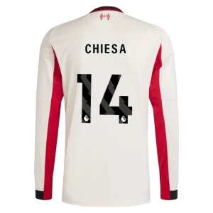 Maglia Calcio Liverpool FC 2025-26 Federico Chiesa #14 Trasferta Uomo Manica Lunga